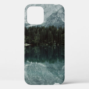 REFLECTIONS ON TREES ON LAKE iPhone 12 CASE