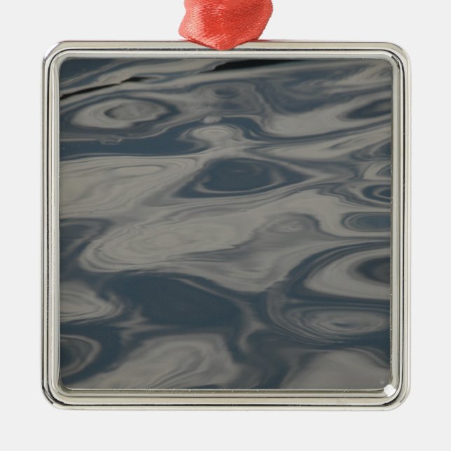 Reflections on Water Metal Ornament (Front)