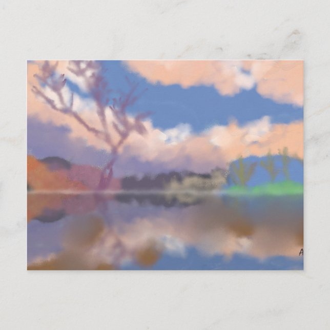 Reflections,  postcard (Front)