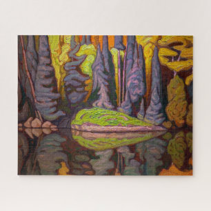Reflections, Sand Lake, Algoma Lawren Harris Jigsaw Puzzle