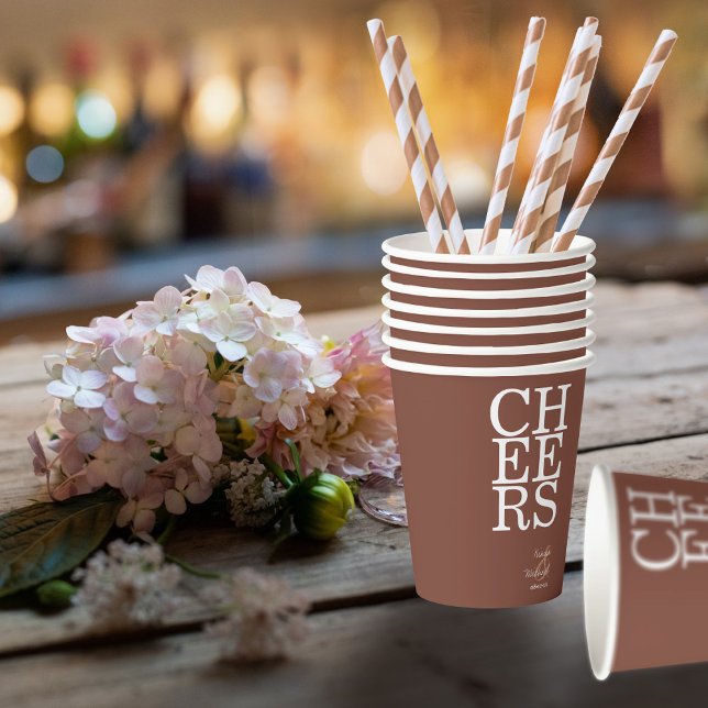 Reflections Wedding Cheers Clay ID774 Paper Cups (Creator Uploaded)