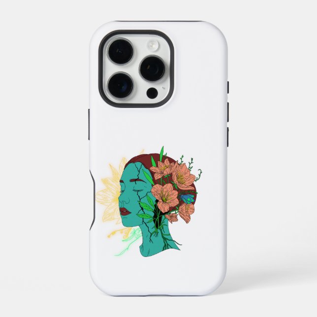 Reflections Within Artwork iPhone Case (Back)