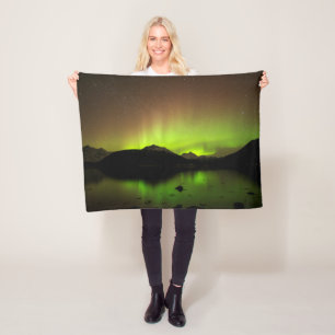 Reflective Aurora Fleece Blanket