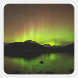 Reflective Aurora Square Sticker