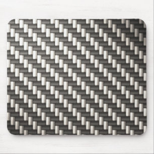Reflective Carbon Fibre Textured Mouse Pad