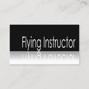 Réflective - instructeur de vol - Carte de visite