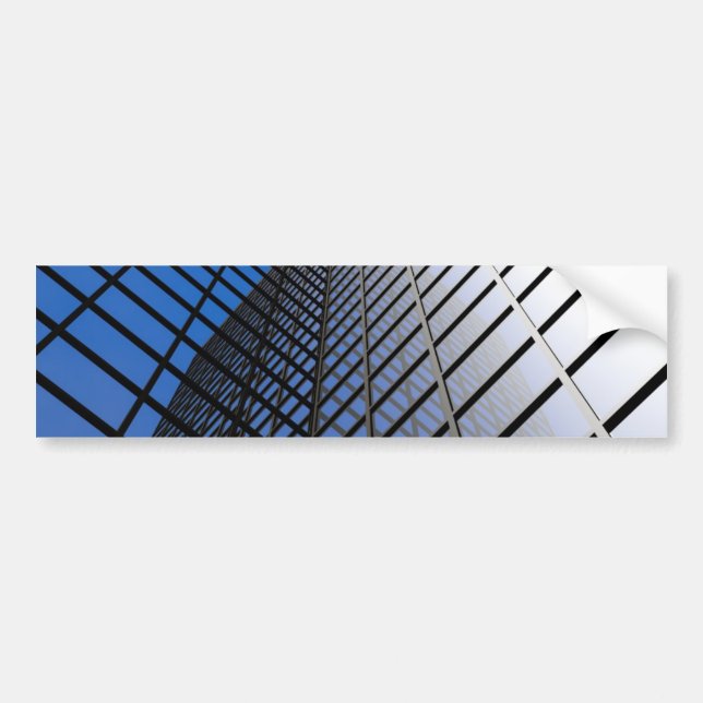 Reflective Office Block Bumper Sticker (Front)