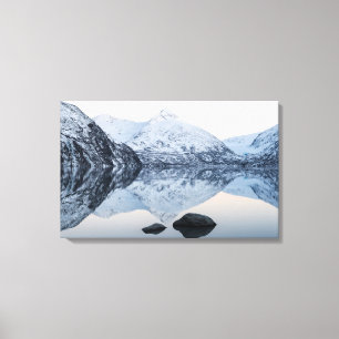 Reflective Portage Lake Canvas Print