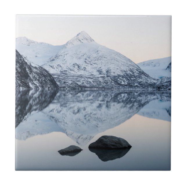 Reflective Portage Lake Tile (Front)