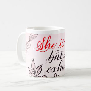 Reflective quote coffee mug