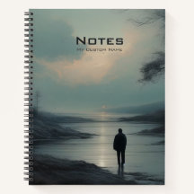 Reflective Solitude - Customizable Notebook