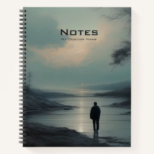 Reflective Solitude - Customizable Notebook