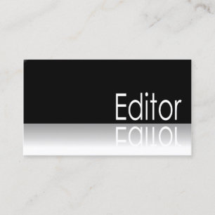 Reflective Text - Editor - Business Card