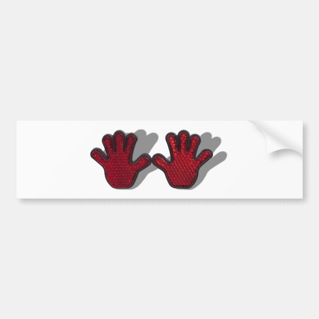 ReflectiveHands062710shadows Bumper Sticker (Front)