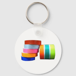Reflector Reflective PVC Sticker Tape Reflectors Keychain