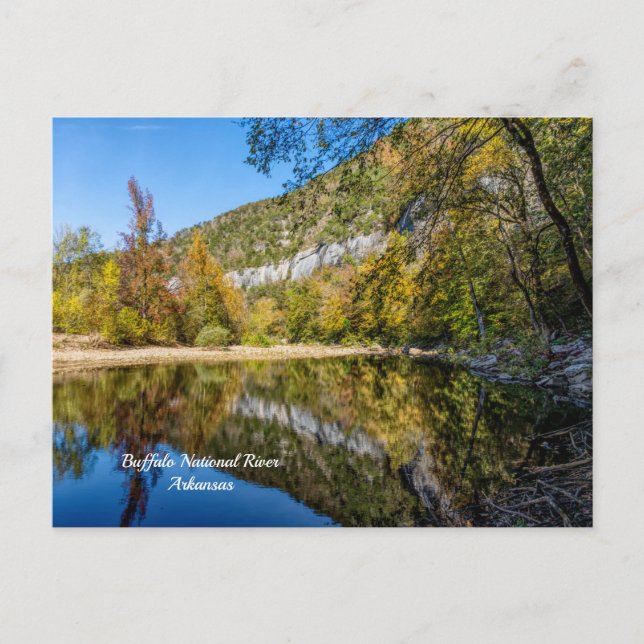 Reflets d'automne Carte postale de Buffalo Nationa (Devant)