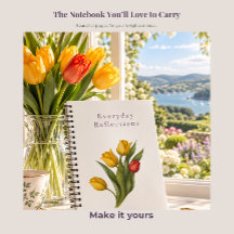 Reflets de tulipes — Journal Luxe Blanc Croustilla