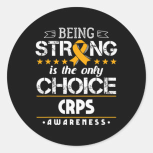 Reflex Sympathetic Dystrophy Awareness - Rsd Survi Classic Round Sticker