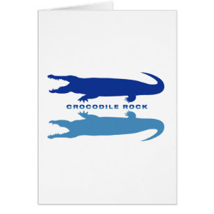 Réflexion crocodile (bleu)