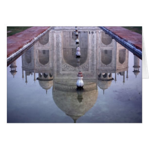 réflexion du Taj Mahal, Agra, Uttar Pradesh,
