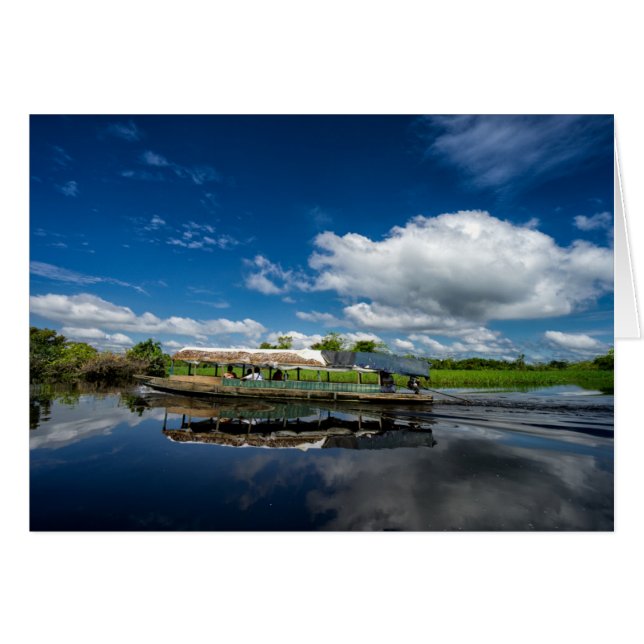Réflexion en bateau touristique (Devant horizontal)