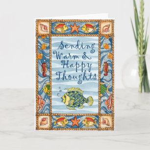 Réflexions chaudes et heureuses - Carte de voeux