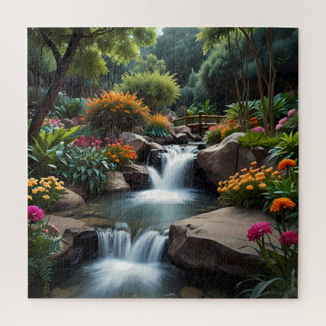 Réflexions de la nature : Un Puzzle Pittoresque (Vertical)