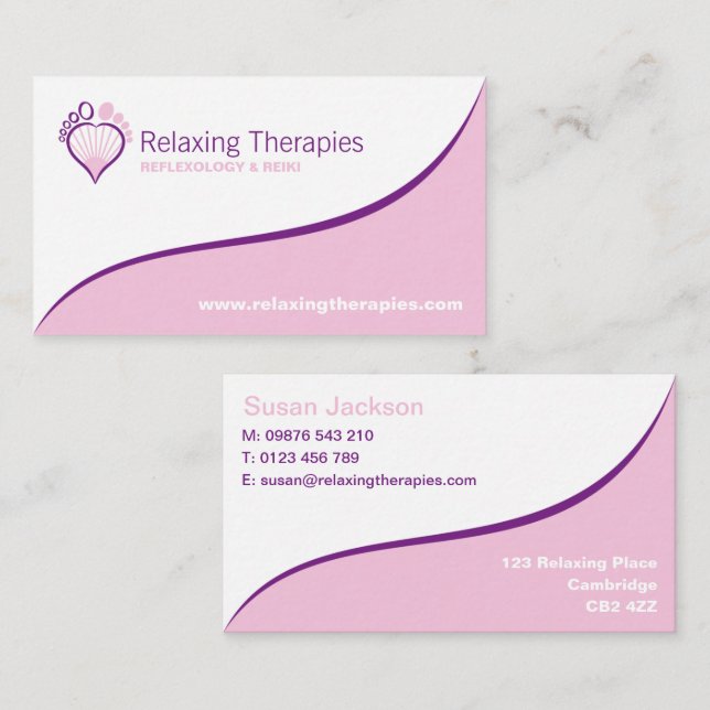 Reflexologist Business Card (Front/Back)