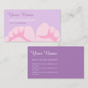 Reflexologist Business Cards