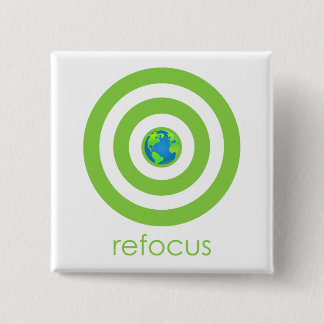 Refocus 2 Inch Square Button