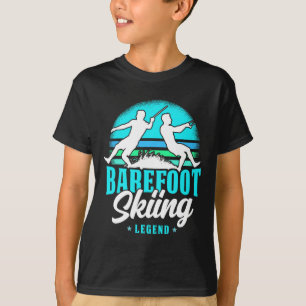 Refoot Skiing Legend Retro Style Water Sport Skier T-Shirt