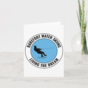 Refoot Water Skiing Motorboat Sport Aquatic Activi Card
