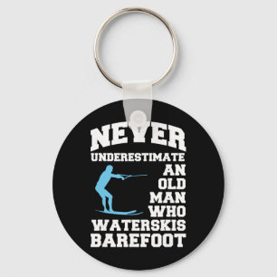 Refoot Water Skiing Water Ski Water Skier Keychain