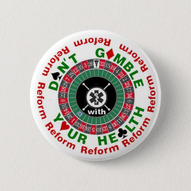 Reform Healthcare 2 Inch Round Button (Front)
