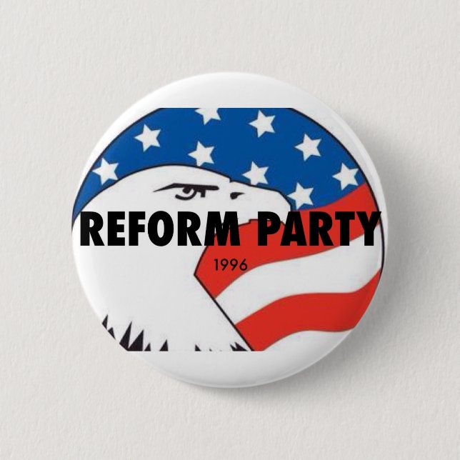 Reform Party Eagle 2 Inch Round Button (Front)