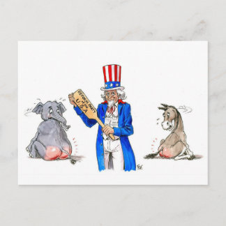 Reform Party Paddle Postcard