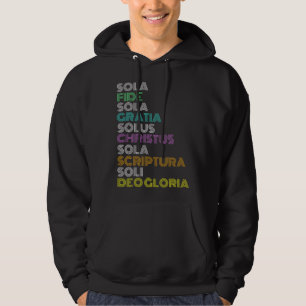 Reformed Christian Five 5 Solas Reformation Day Ch Hoodie