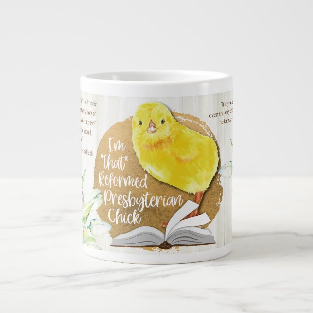 "Reformed Presbyterian Chick" 20 oz. Christian Mug (Front)
