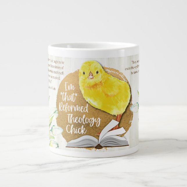 "Reformed Theology Chick" 20 oz. Christian Mug (Devant)