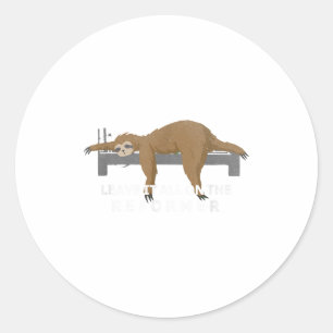 Reformer Lates Sloth Lates  Classic Round Sticker