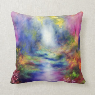 Refraction 1988 throw pillow