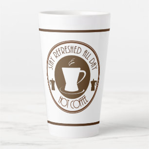 Refreshed Hot Coffee Latte Mug