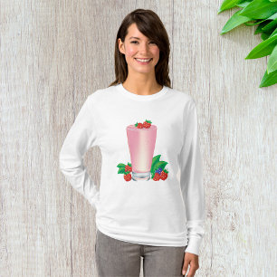Refreshing Berry Smoothie Pink Drink T-Shirt