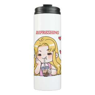 Refreshing Boba Girl Tumbler