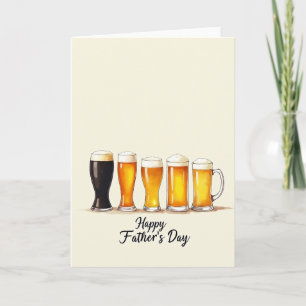 Refreshing Fathers Day Ale Card