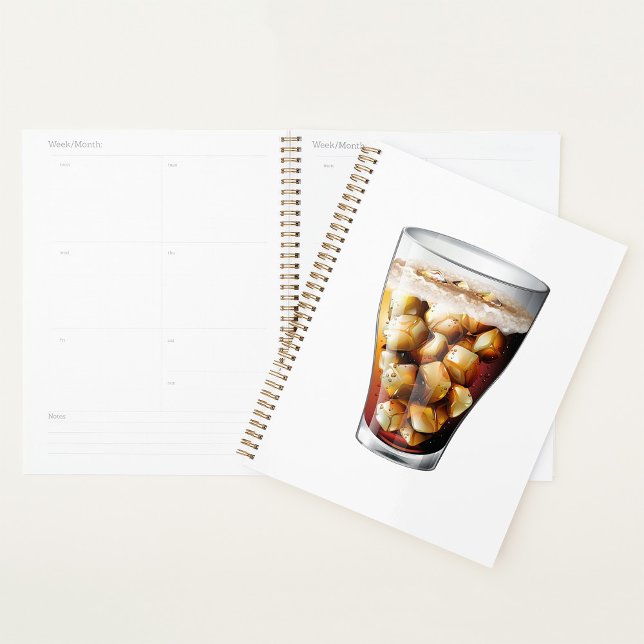 Refreshing Ice-Cold Soda Drink with Bubbles  Planner (Creator Uploaded)