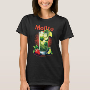 Refreshing Mojito Cocktail Graphic T-Shirt
