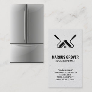 Refrigerator Appliance Repair Services Business Business Card