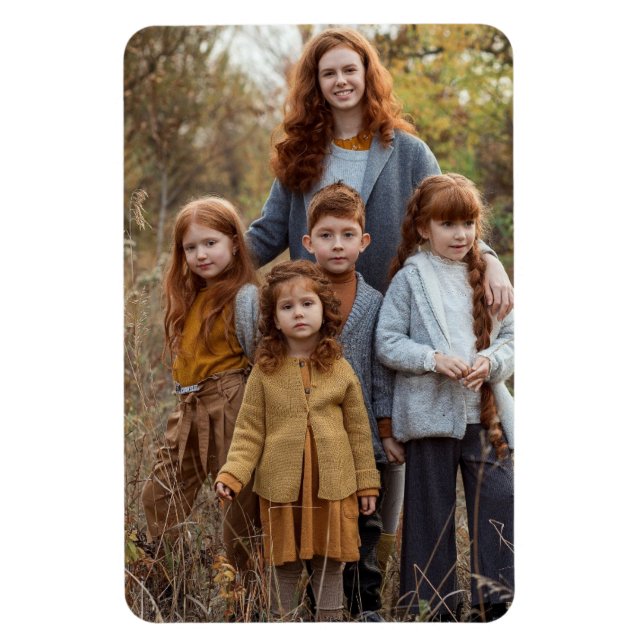 Refrigerator Magnet 4 x 6 Kid's Photo Template (Vertical)
