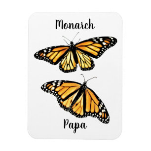 Refrigerator Magnet Monarch Papa